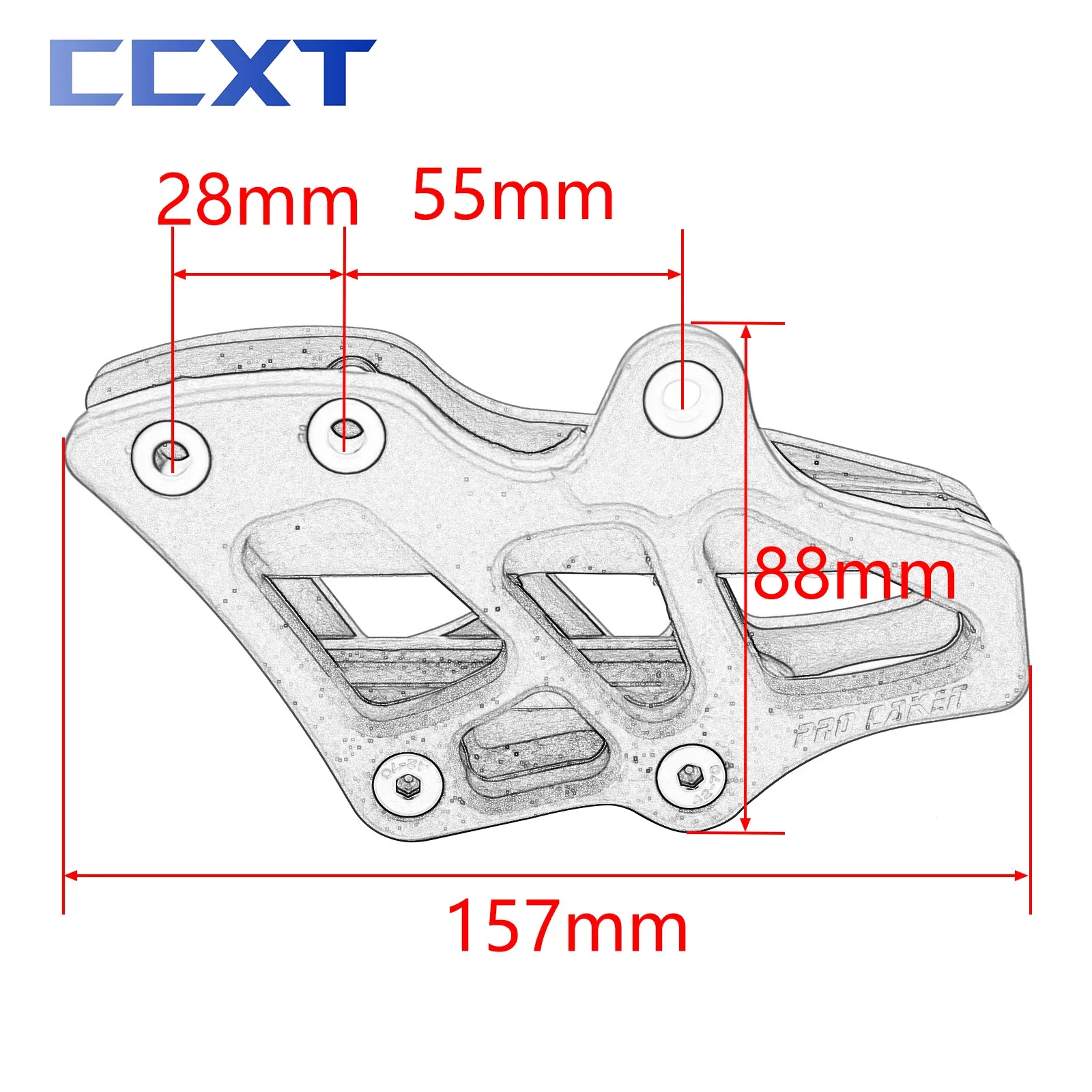 Chain Slider Guide Swingarm Roller Chain Guide Sprocket Guard For Yamaha WR450F WR250F YZ125 YZ250F YZ450F YZ250 YZ250X Parts