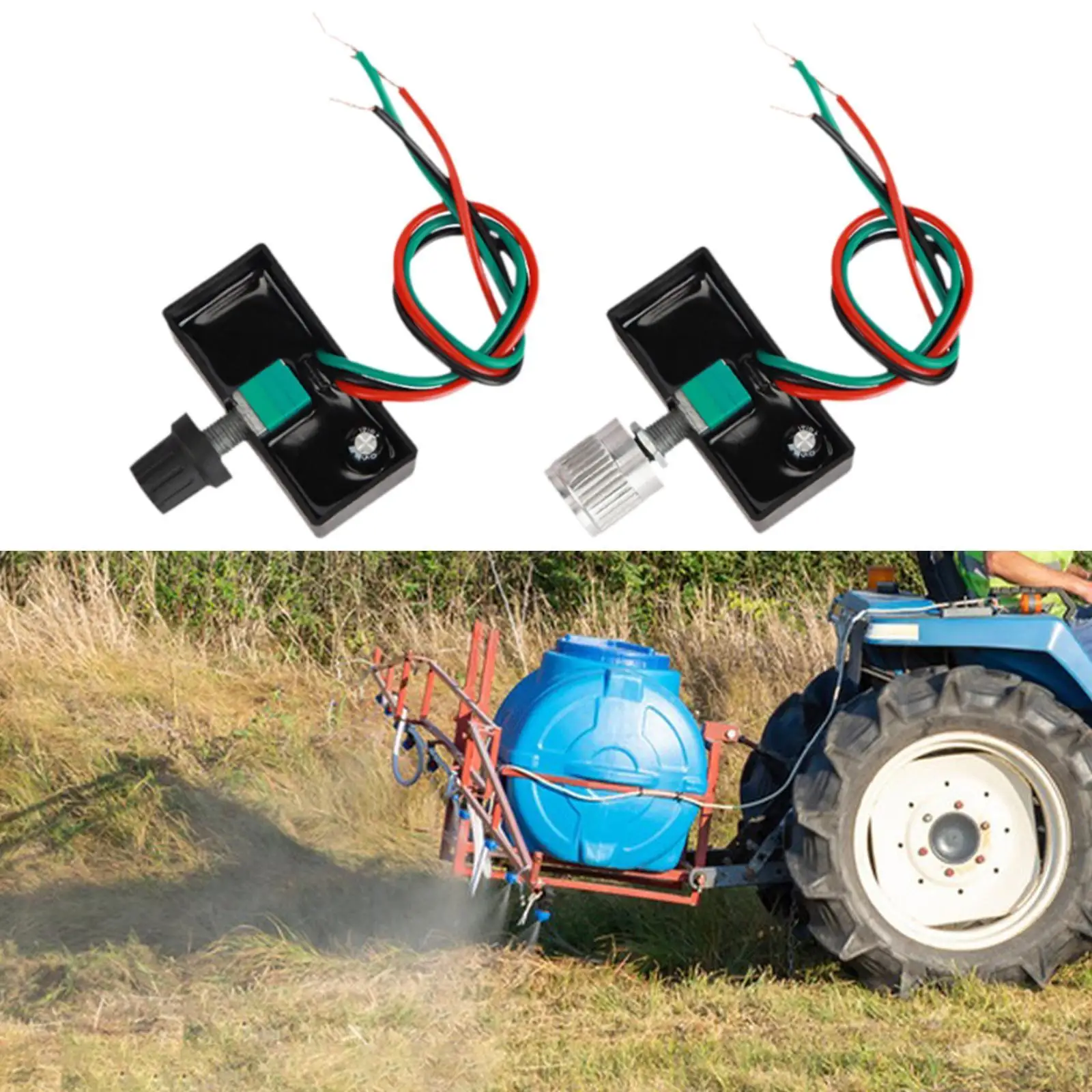 

Electric Sprayer Speed Control Switch 12V Adjustable for Orchard Watering