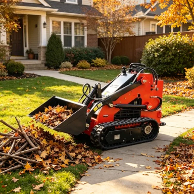 Hot Sale China Diesel Mini Skid Steer Wheel Loader Earth-Moving Machinery Skid Steer Loader With Bucket