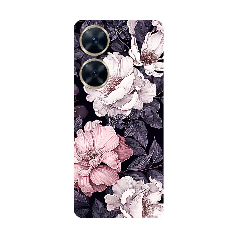 For Huawei Nova 11i Case Flowers Wolf Soft Silicone Phone Cover for Huawei Nova 11i MAO-LX9 Coque Nova11i Shockproof Fundas