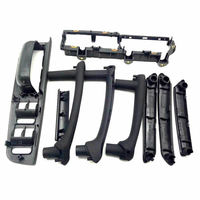 Saborway 9PCS Black Interior Door Handle With Trim For Passat B5 3B1 867 171 3B1867171
