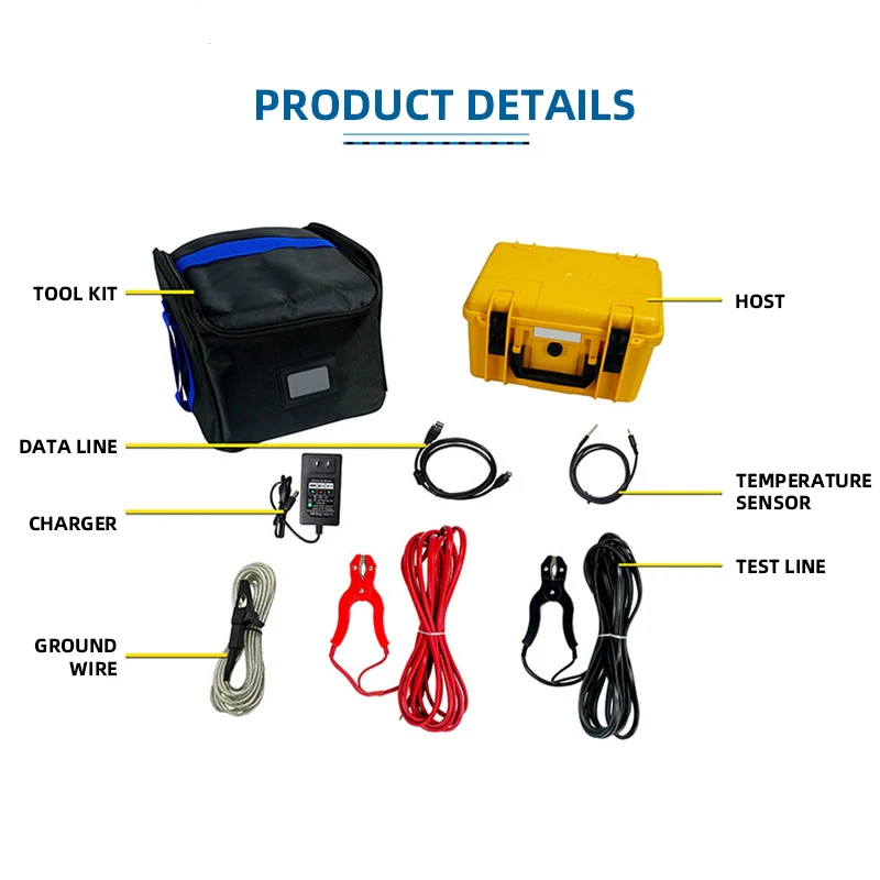 Four wire micro ohm  Transformer DC Resistance Tester 10A Micro Ohm Meter USB Bluetooth DC Winding Resistance Tester