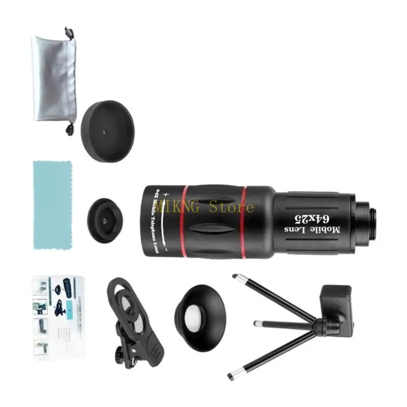 18/28/36/64X Lupe Fotografie Objektiv Teleobjektiv Teleskop Teleobjektiv für Telefon Bild Video Aufnahme verkauf
