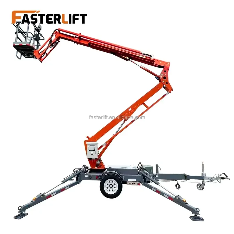 2026 CE New Arrival 10-22m Full-electromotion Articulated Scissor-type Work Platform Aerial Lifting