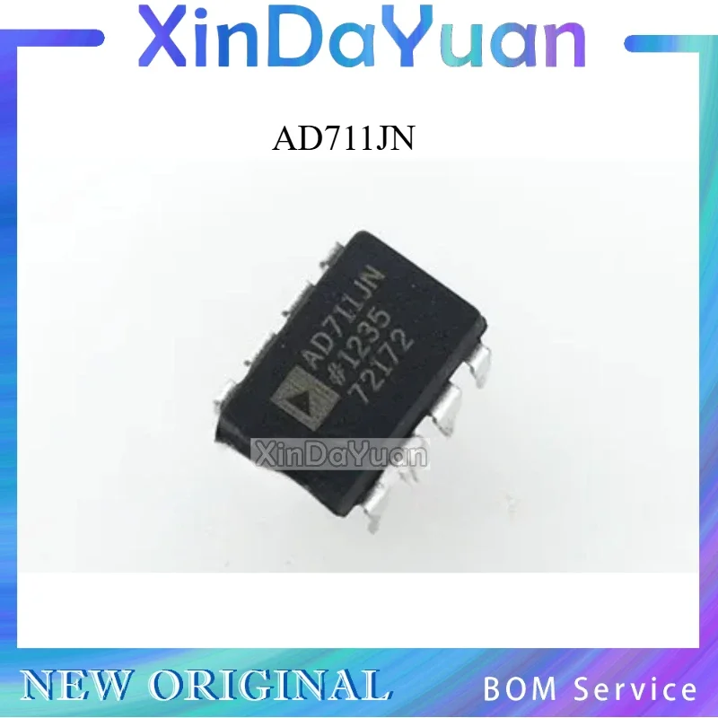 5 pcs  AD711 AD711JN DIP-8  Operational Amplifier