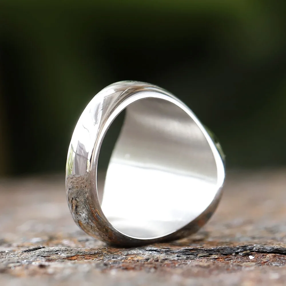 2024 Vintage New Fashion 316L Stainless Steel 3D Lion Head Ring High Polished Męska biżuteria dla zwierząt Hurtownia — zdjęcie 4