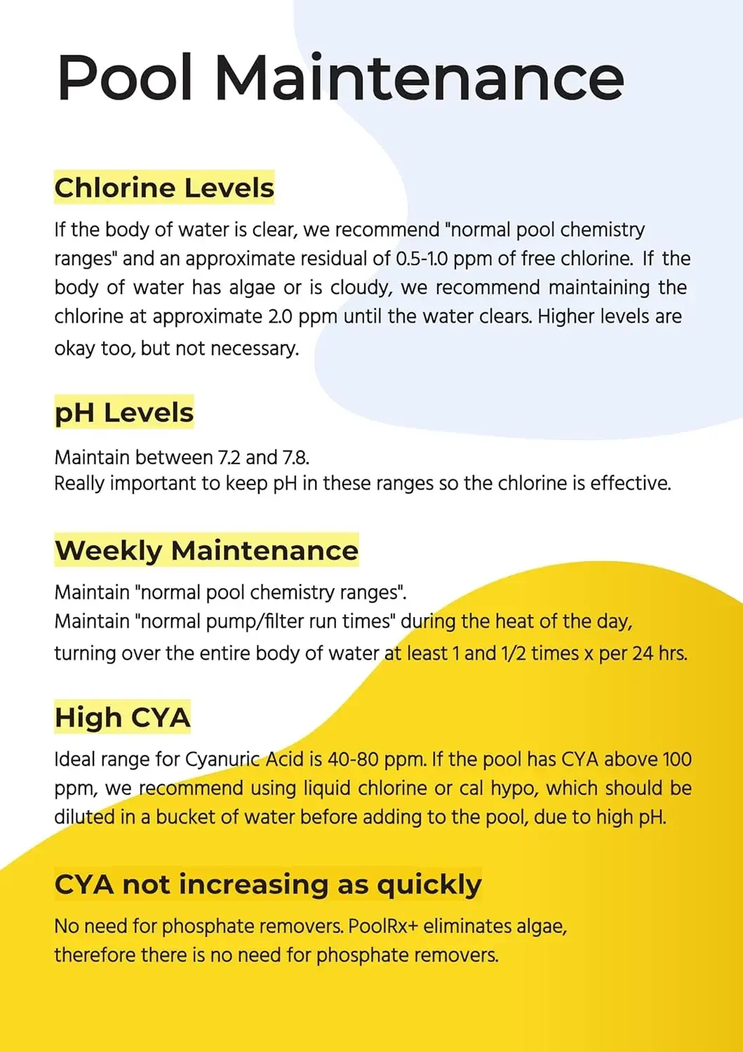 4er-Pack Booster Blue Swimming Pool Algaecide, 4er-Pack