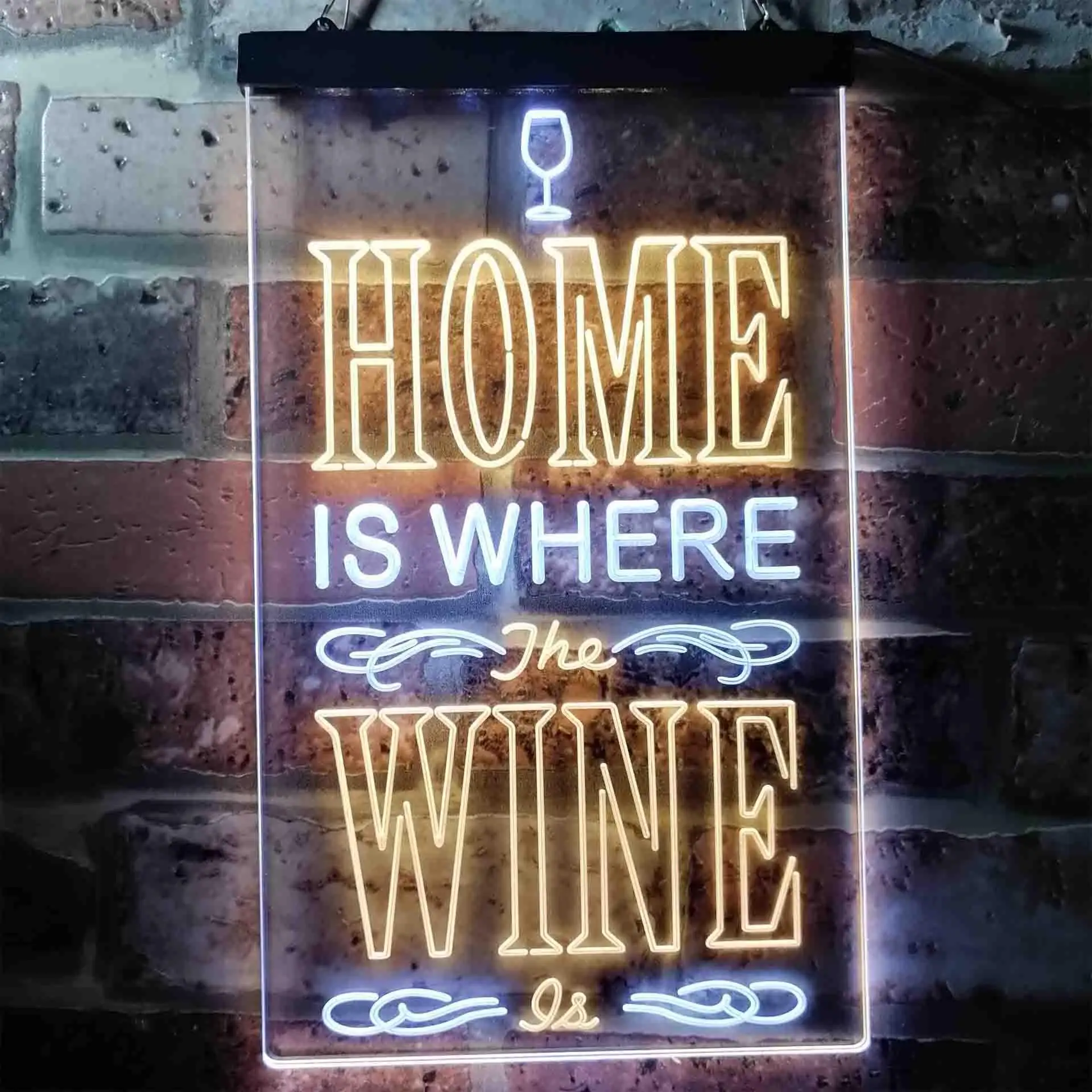 HOME IS WHERE the WINE is. Wine Glass