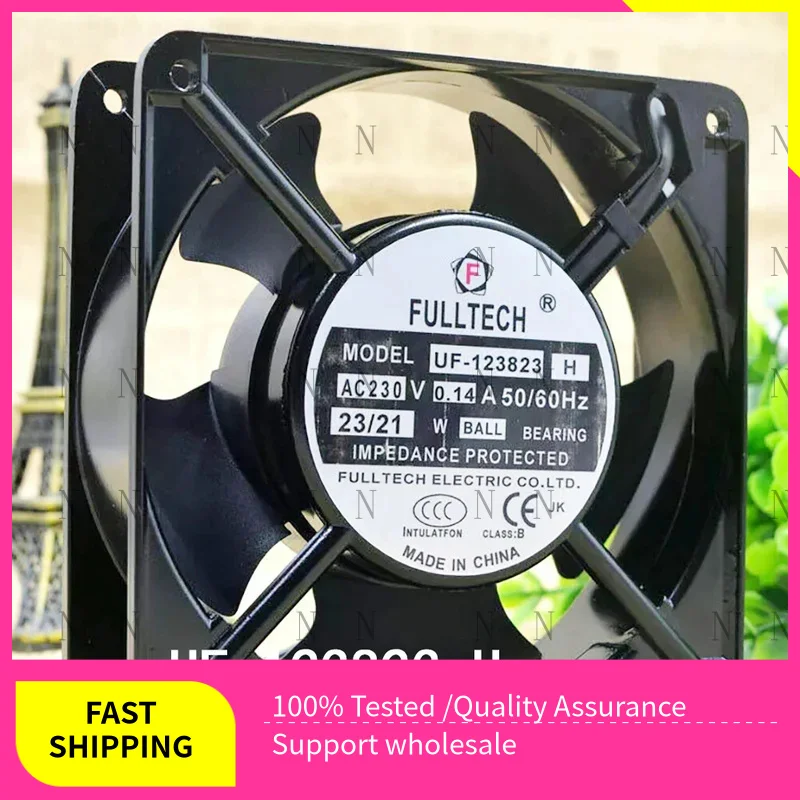

YJJ FOR FULLTECH New In sealed Box UF-123823H 230VAC 120*120*38mm 0.14A Case cooling fan