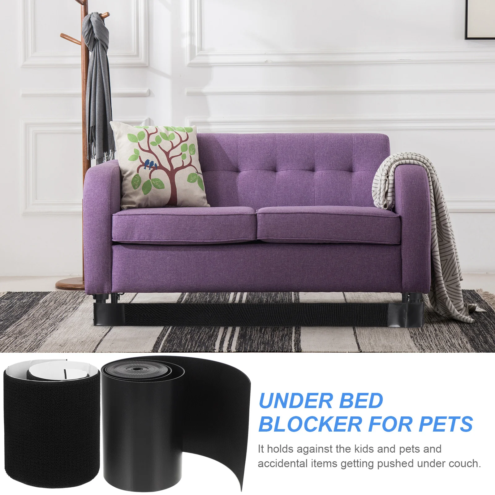 DIY Under Couch Blocker