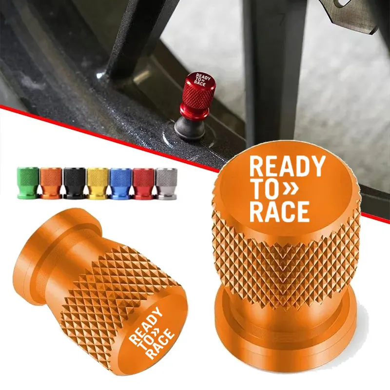 Tire Valve Caps Cover CNC Motorcycle Accessories 1 Pair For KTM Ready to Race Duke 390 690 790 890 1190 Rc 1290 Adv Adventure