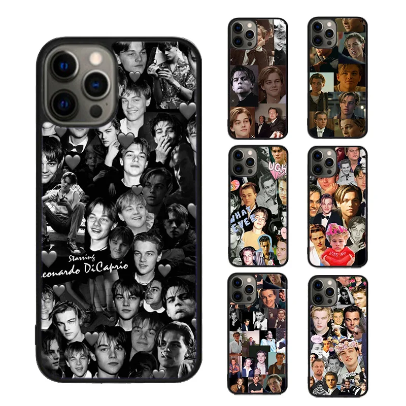 Leonardo Dicaprio Collage Phone Case cover For iPhone SE2020 15 16 14 13 12 11 Pro Max Coque For Apple 8 PLUS 7 fundas