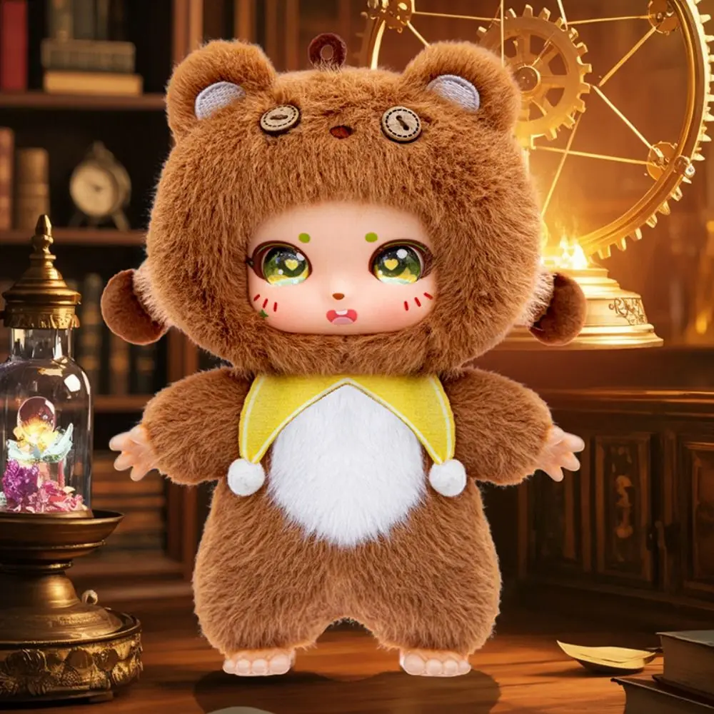 Série animal de cores brilhantes brinquedo de pelúcia olhos grandes huggable design animais de pelúcia chaveiro vinil macio pelúcia estatueta de vinil bonecas