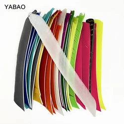 50 Pack Full Length No Cut Turkey Archery Arrow Feathers Spiral Twist Wrap Left Wing Arrow Fletches Fletching 7-10 Inch