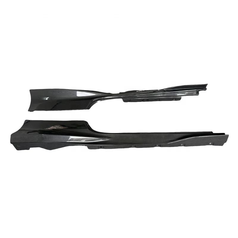 

For Ferrari F8 Upgrade OEM Style Carbon Fiber Skirt Side Spoiler Body Kit