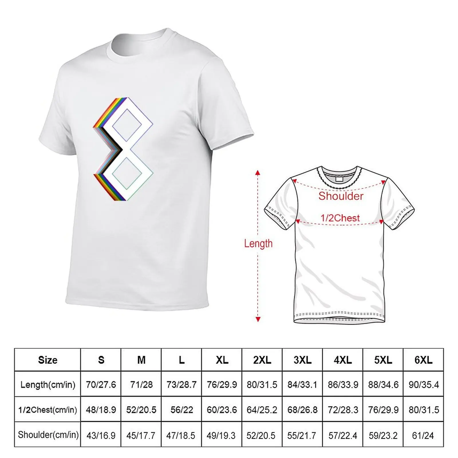 Progress Pride 2021 T-Shirt summer shirt customs men clothing