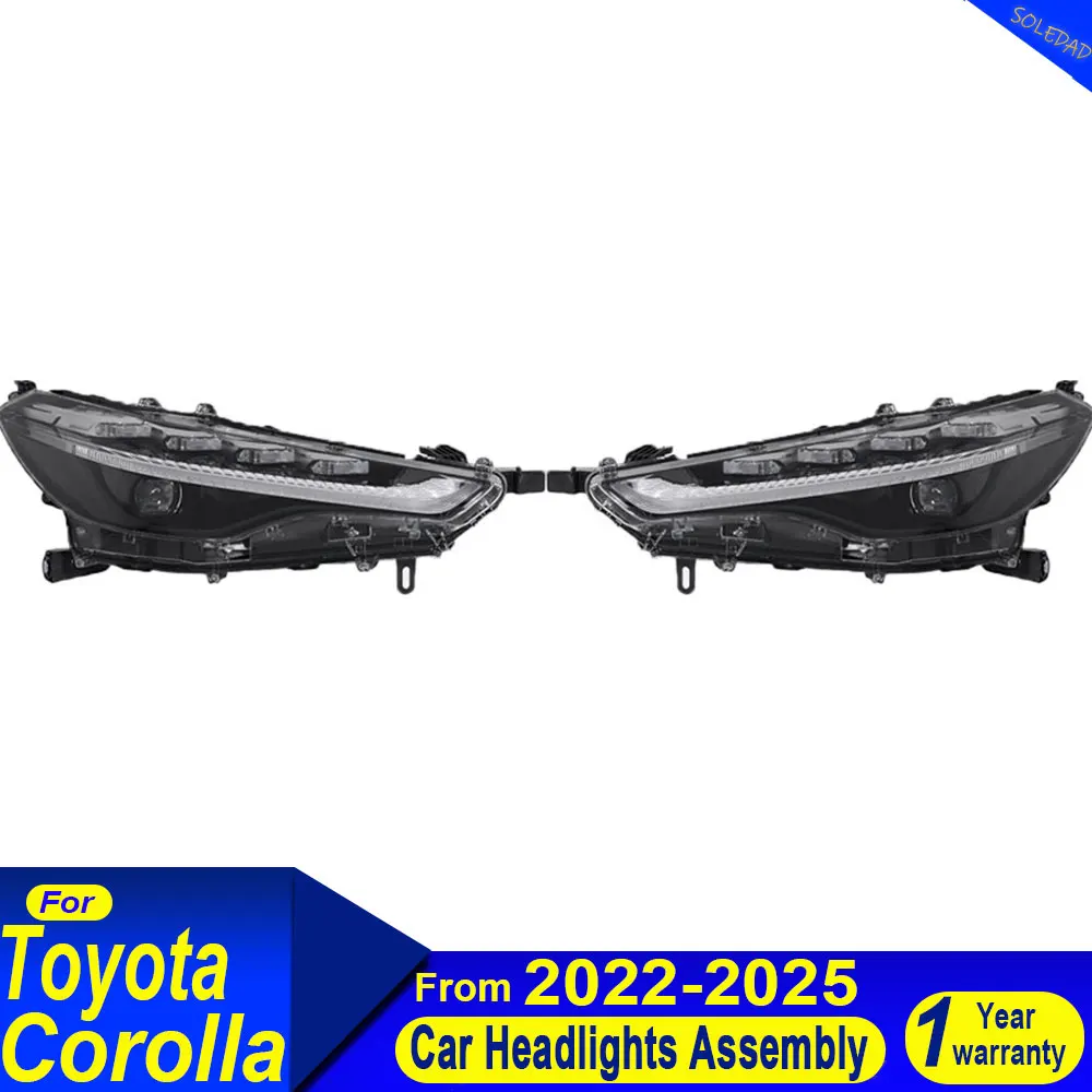 Car LED Headlight For Toyota Corolla Cross Headlights 2022-2025 Upgrade Modified to New DRL Dynamic Turn Signal Accessories
