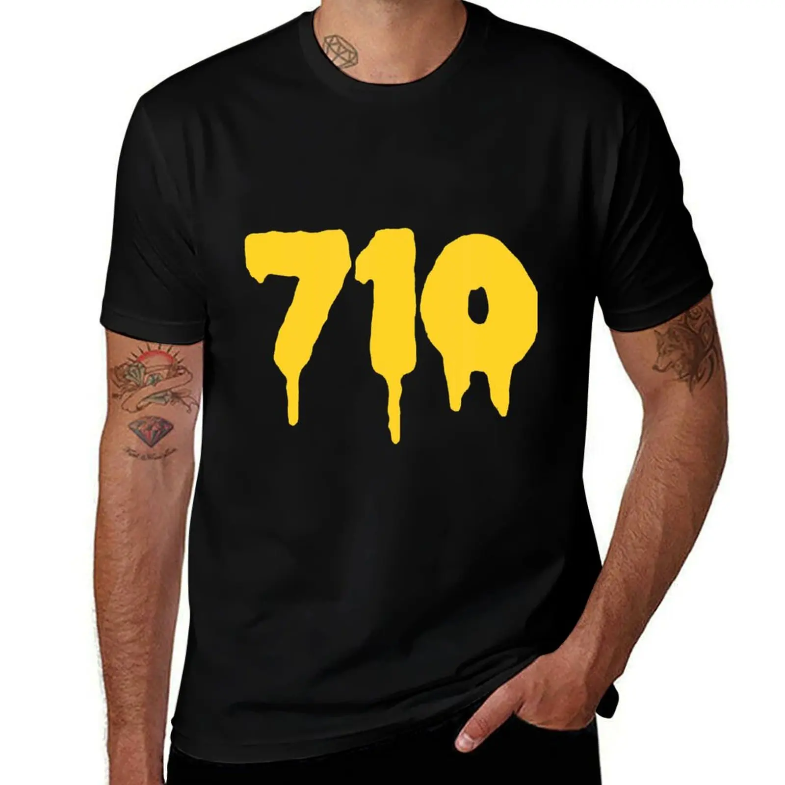 710 For Stoners Gift Weed Oil Wax Shatter 420 Tee T-Shirt Soft Basic Cotton Short Sleeve Tee