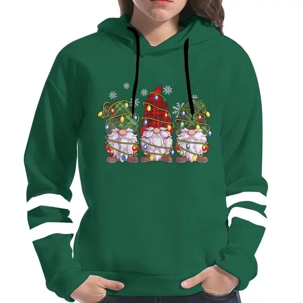 رجل امرأة الملابس عيد الميلاد ضوء جنوم الجرافيك بلوزات هوديس مضحك الكرتون عيد الميلاد هدايا الحفلات احتفالية عطلة ارتداء الملابس