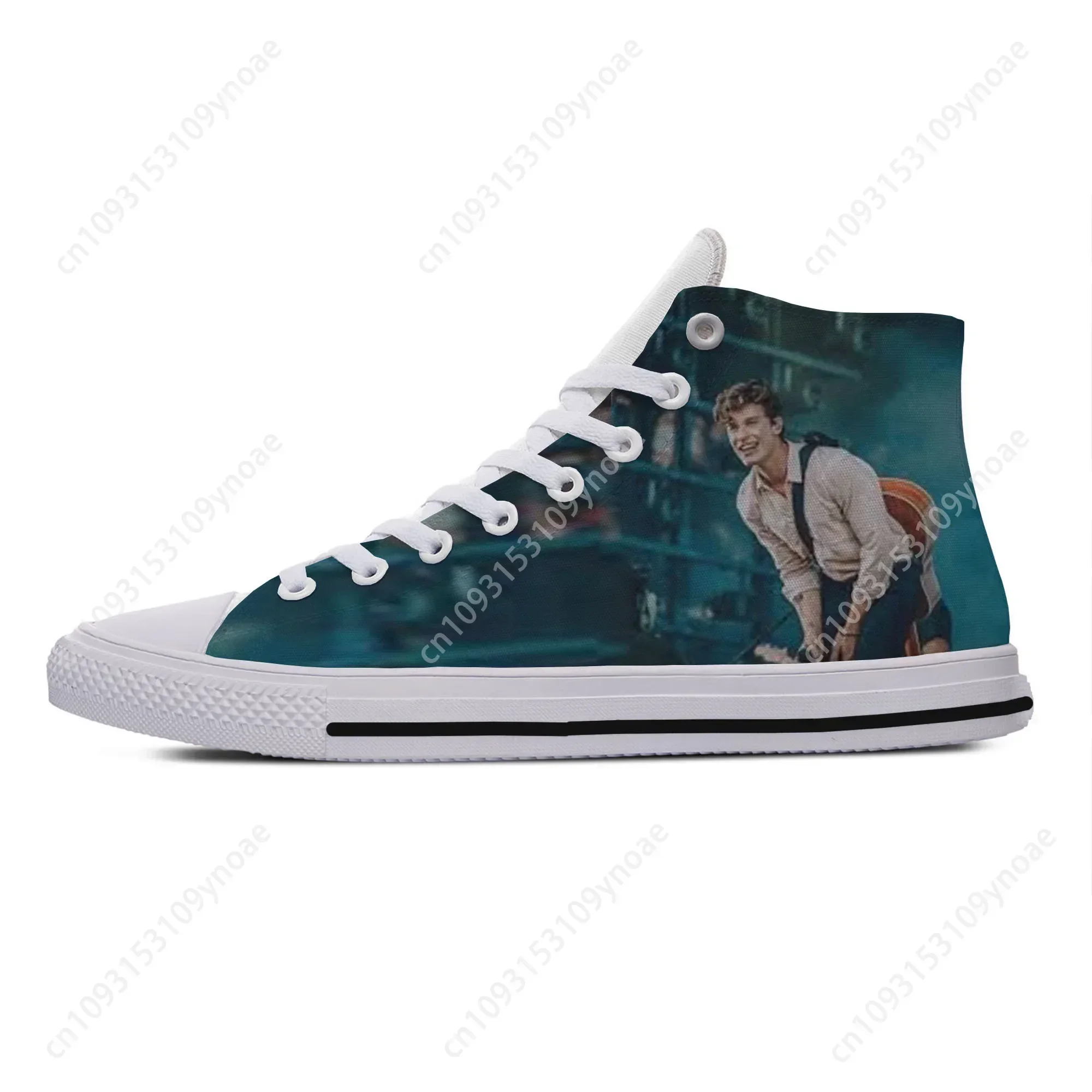 Hot Cool Funny Summer High Quality Sneakers Handiness Casual Shoes Pop Music for Men Women Shawn Mendes High Top Board Shoes
