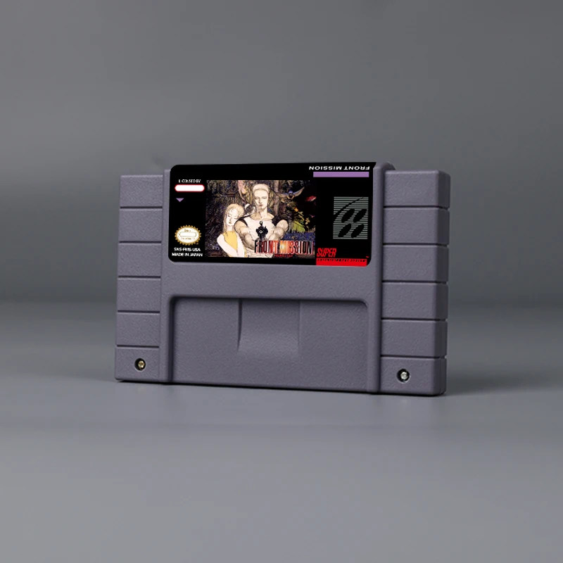Fronted Game Mission  RPG 16bit game card for USA NTSC version SNES video game console FOR NINTENDO