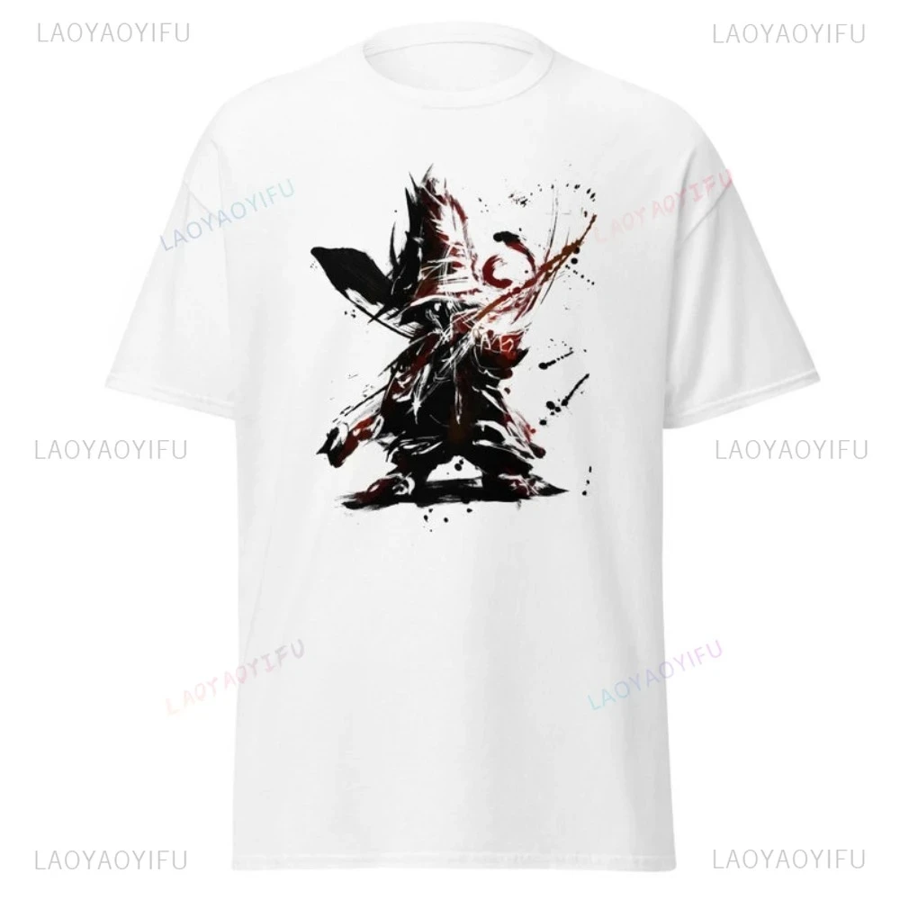 Final Fantasy IX Fanart Vivi Classic Tops Tee Shirt Final Fantasy Game Characters Printed T Shirt Tops Unisex Cotton Short-sleev