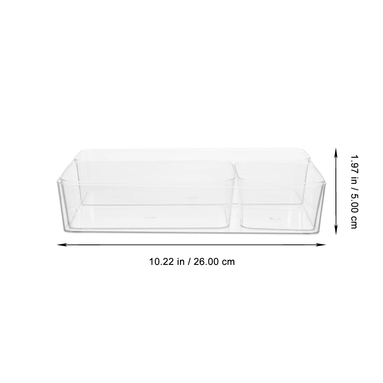 

4Pcs Drawer Storage Organizer Plastic Boxes Multipurpose Sundries Desk Kitchen Bedroom Storage Bins Organizer Trays