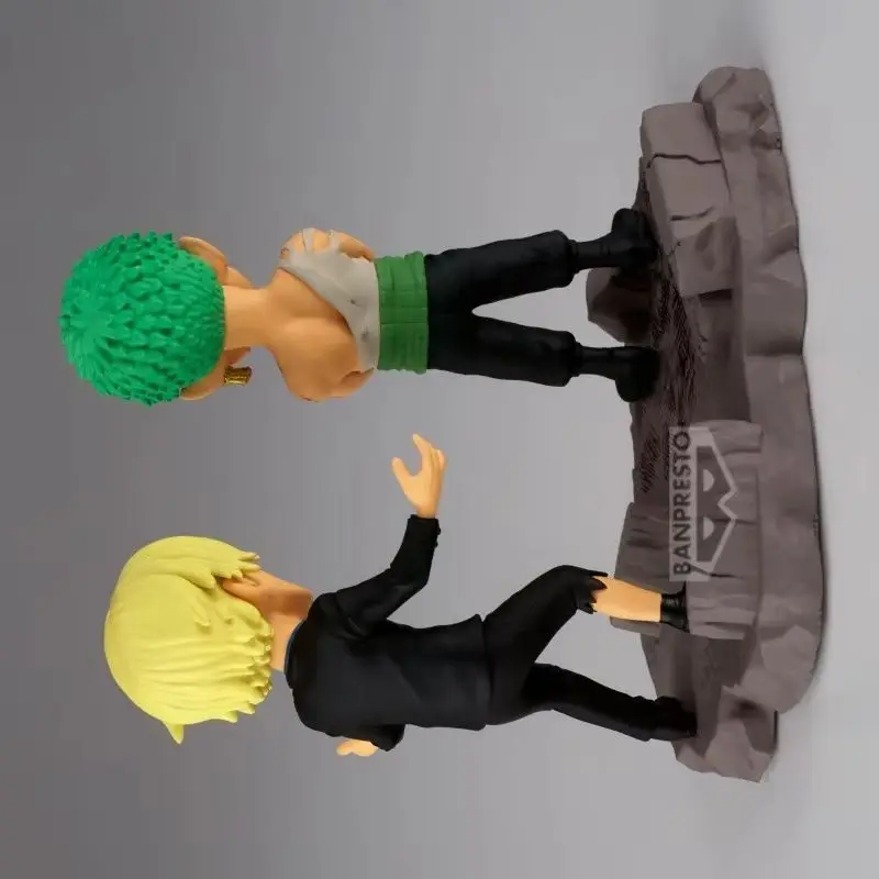 

WCF One Piece Storyline Zoro Sanji Nothing Happened Peripheral Ornaments Trendy Play Anime Figure Children's Gifts Model Doll