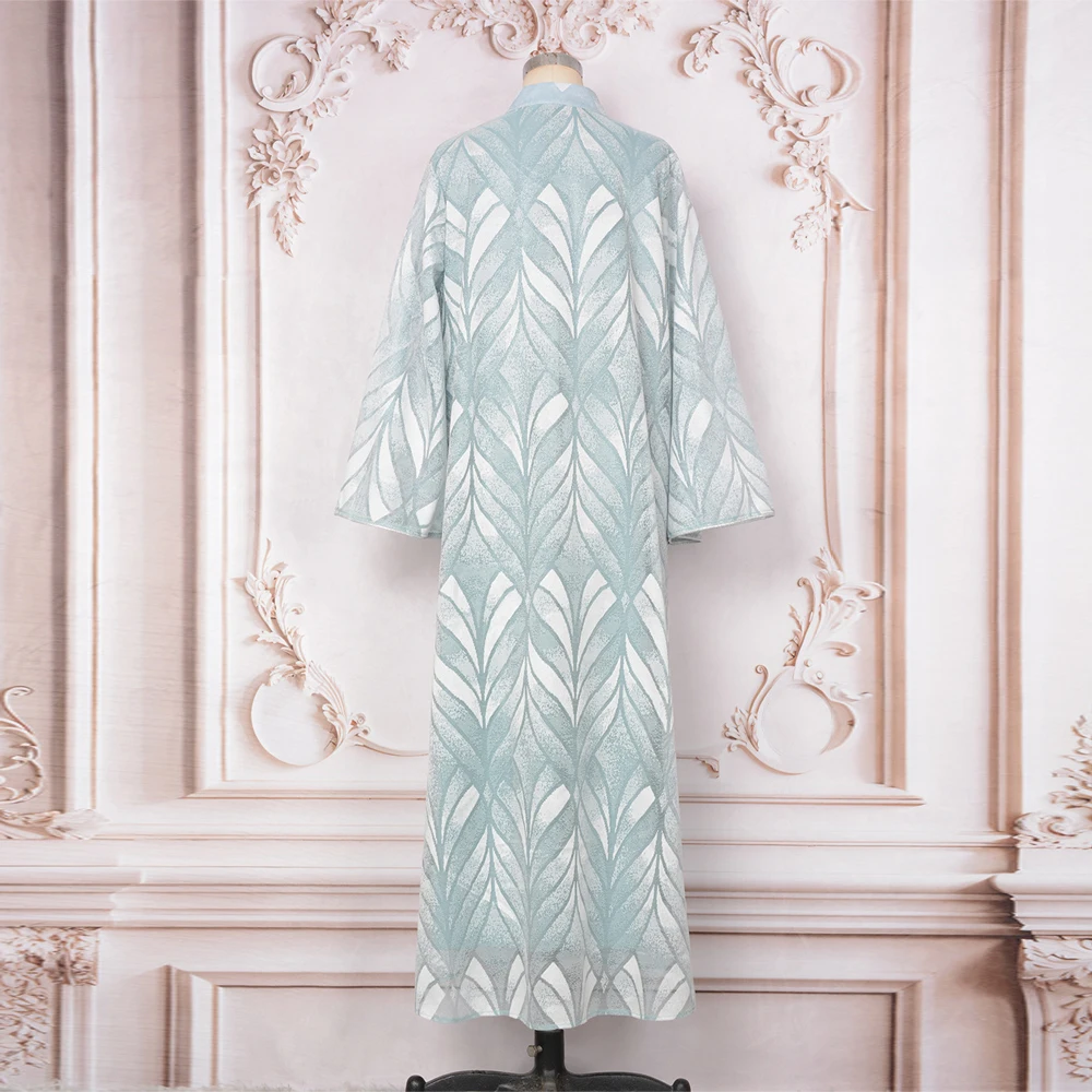 Eid Muslimischen Kleid Frauen Party Abaya Perlen Blume Kaftan Jalabiya Elegante Vestidos Largos Ramadan Lange Robe Dubai Kleider 2025