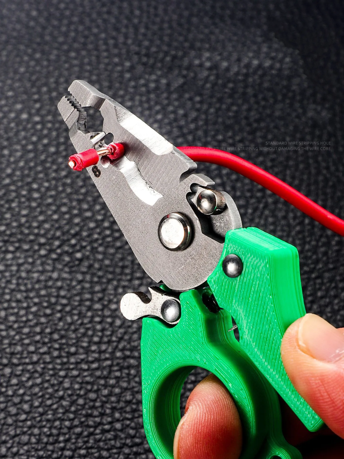 Mini Wire Strippers Pliers Multi-Function Pocket-Sized Splitting Wire Stripper Electrician Tools Cable Cutting Crimping Pliers image 4
