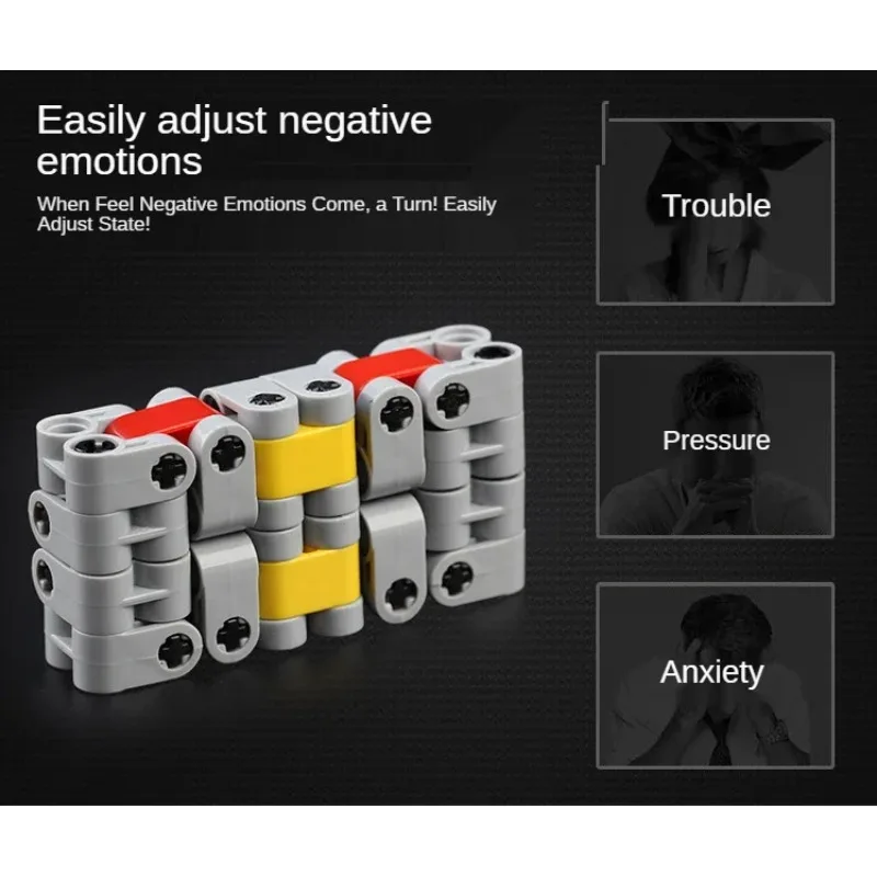 Mini Cube Spinner: combo de inteligencia y alivio del estrés, 360 °   rotación suave para el enfoque infantil y la relajación de la oficina de adultos.