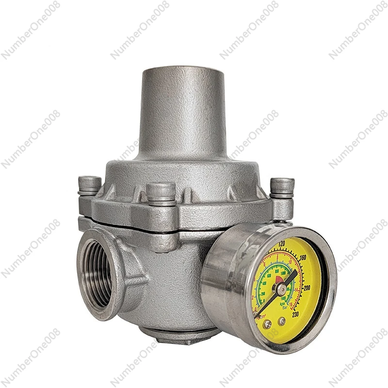 

Branch Pipe Pressure Reducing Valve Tap Water Static Pressure Reducing Adjustable YZ11F-16PDN20 with Pressure Gauge