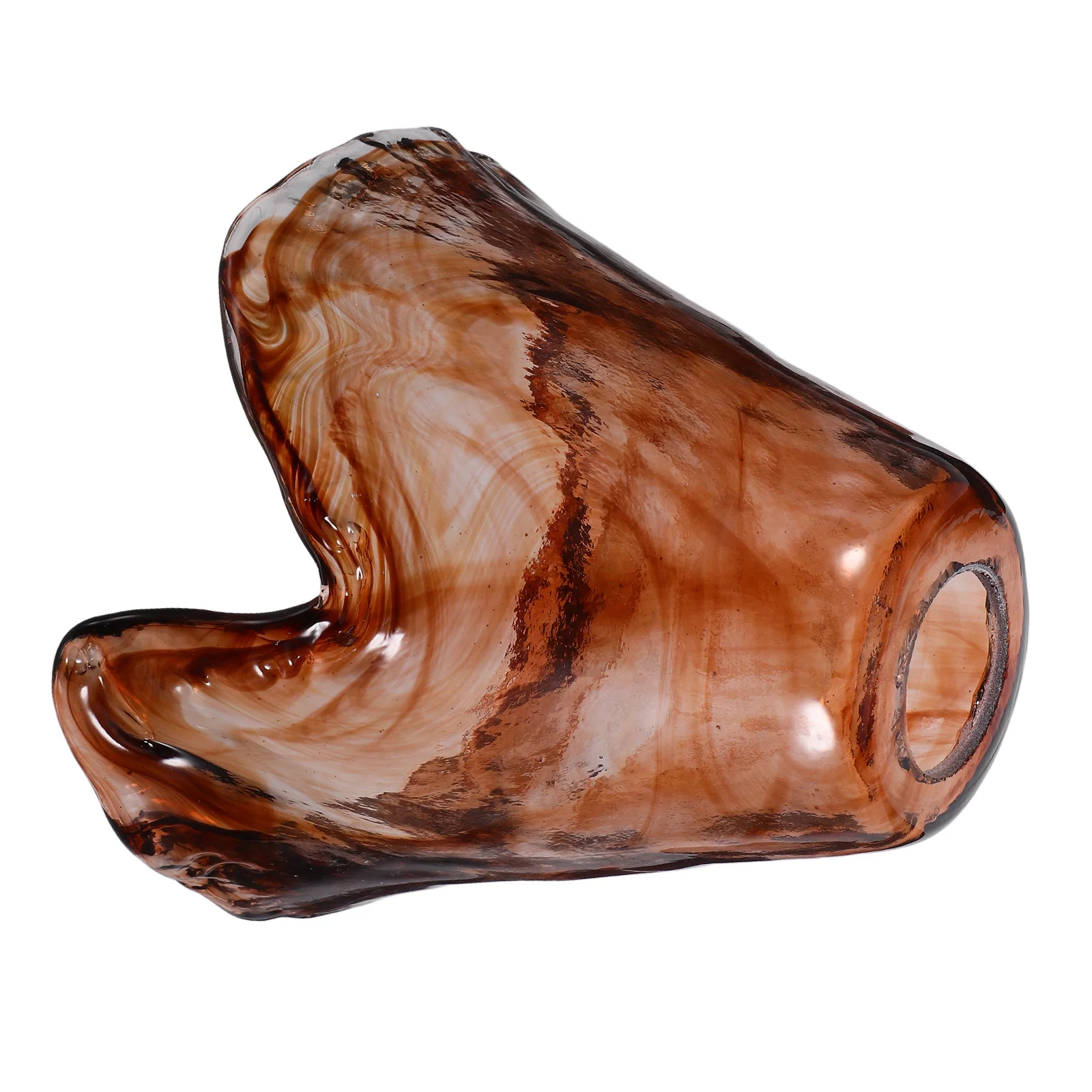 

Винтажный стеклянный подвесной абажур с отверстием 3,5 дюйма, янтарный ретро маленький подвесной светильник для прикроватной тумбочки, декоративное стекло для прихожей