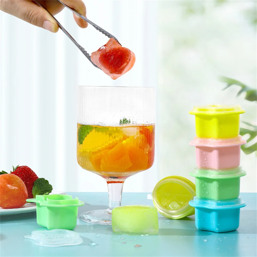 Homemade Ice Lolly Moulds Single Summer Freezer Household Kitchen Gadgets Popsicle Mold Press For Cocktail Whiskey Drink