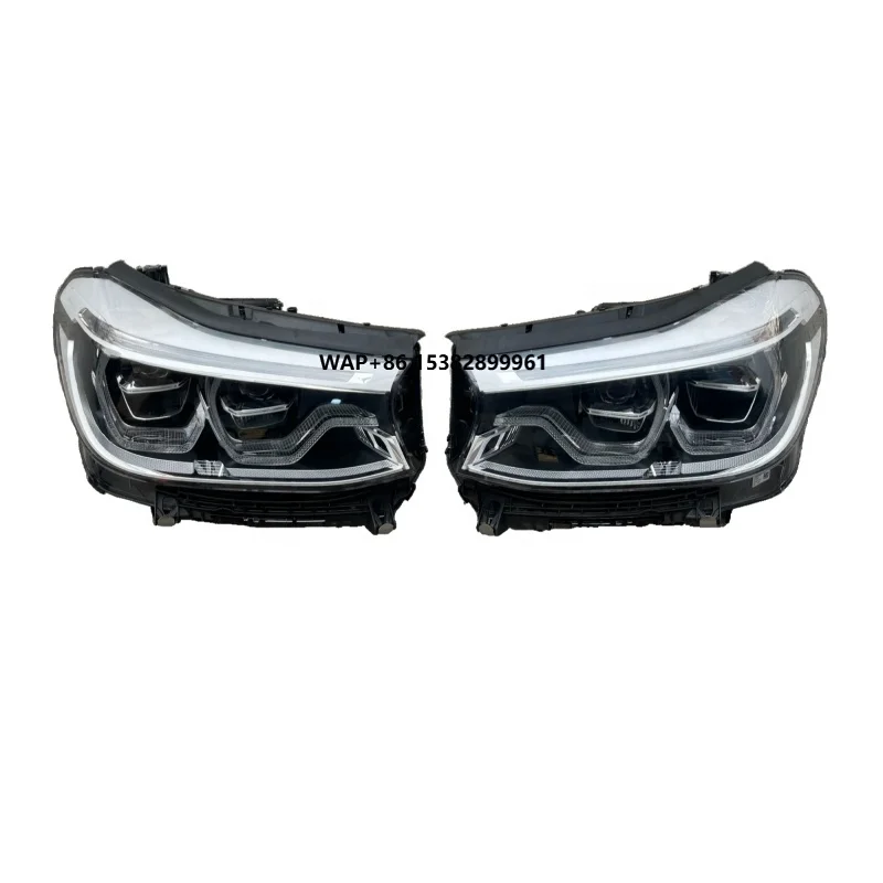 High Quality New 6GT Series G32LCI Front Left and Right Double LED Headlights Automatic Steering Follow Auxiliary Lamps for