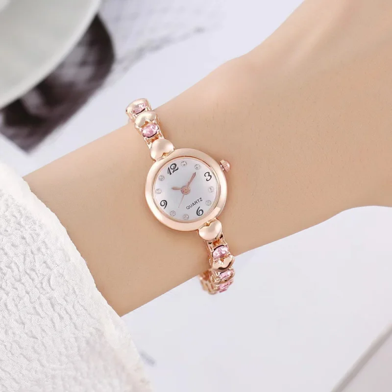 Reloj de moda europeo y americano, reloj de pulsera para mujer, reloj de estudiante a escala Simple, reloj de fábrica Whol