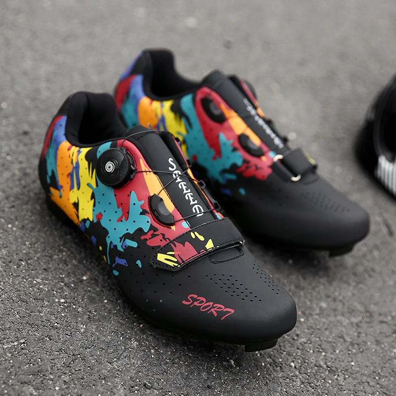 Herren-Fahrradschuhe MTB, Leichte und Langlebige Mountainbike-Schuhe, Geeignet für Outdoor-Bergfahrten, Unisex 37-46 – Detail 16