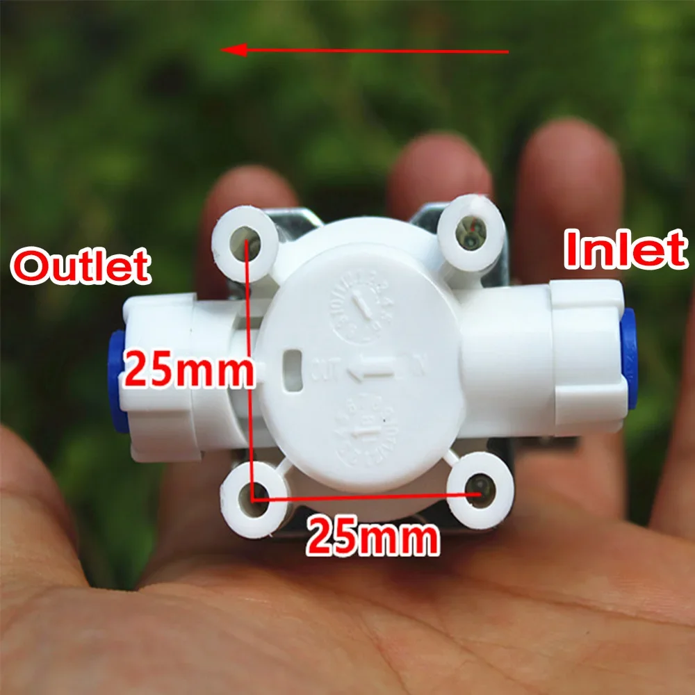 DC 12V 6W katup Air elektromagnetik katup pembuangan udara elektrik ventilasi Solenoid katup pengontrol saklar biasanya ditutup N/C