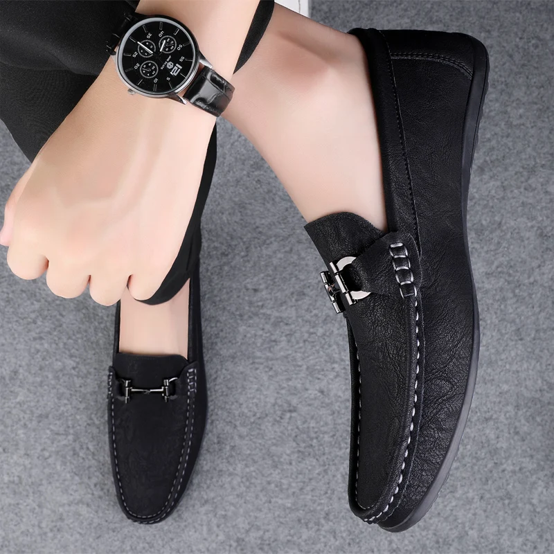 Daily business shoes, fashion classics, lazy pedal Doudou shoes, high-quality casual business loafers