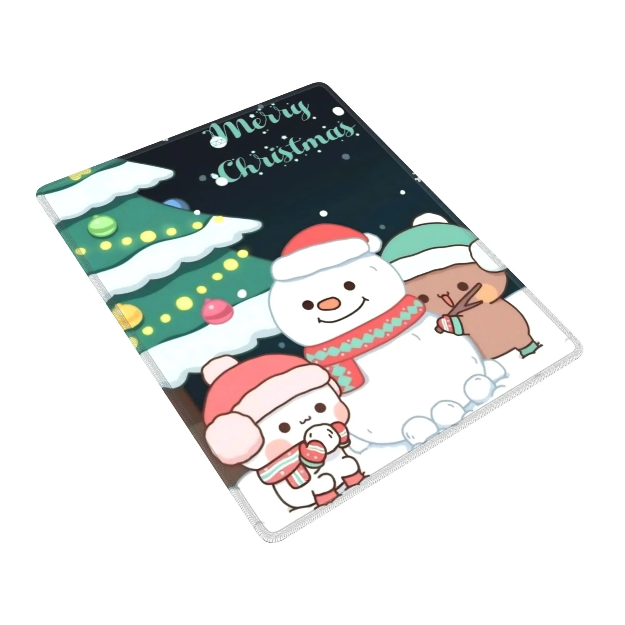 

Cartoon Cute BuBu DuDu Christmas Gaming Mouse Pad Keyboard Mouse Mat Anti-slip Natural Rubber Mousepad for Computer