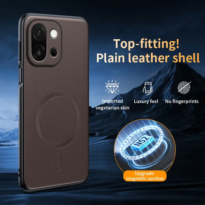 

Защитный чехол для телефона с объективом для OnePlus 12R 15 13T Nord CE 5, противоударный силиконовый чехол с магнитной беспроводной зарядкой и мягкой кожей