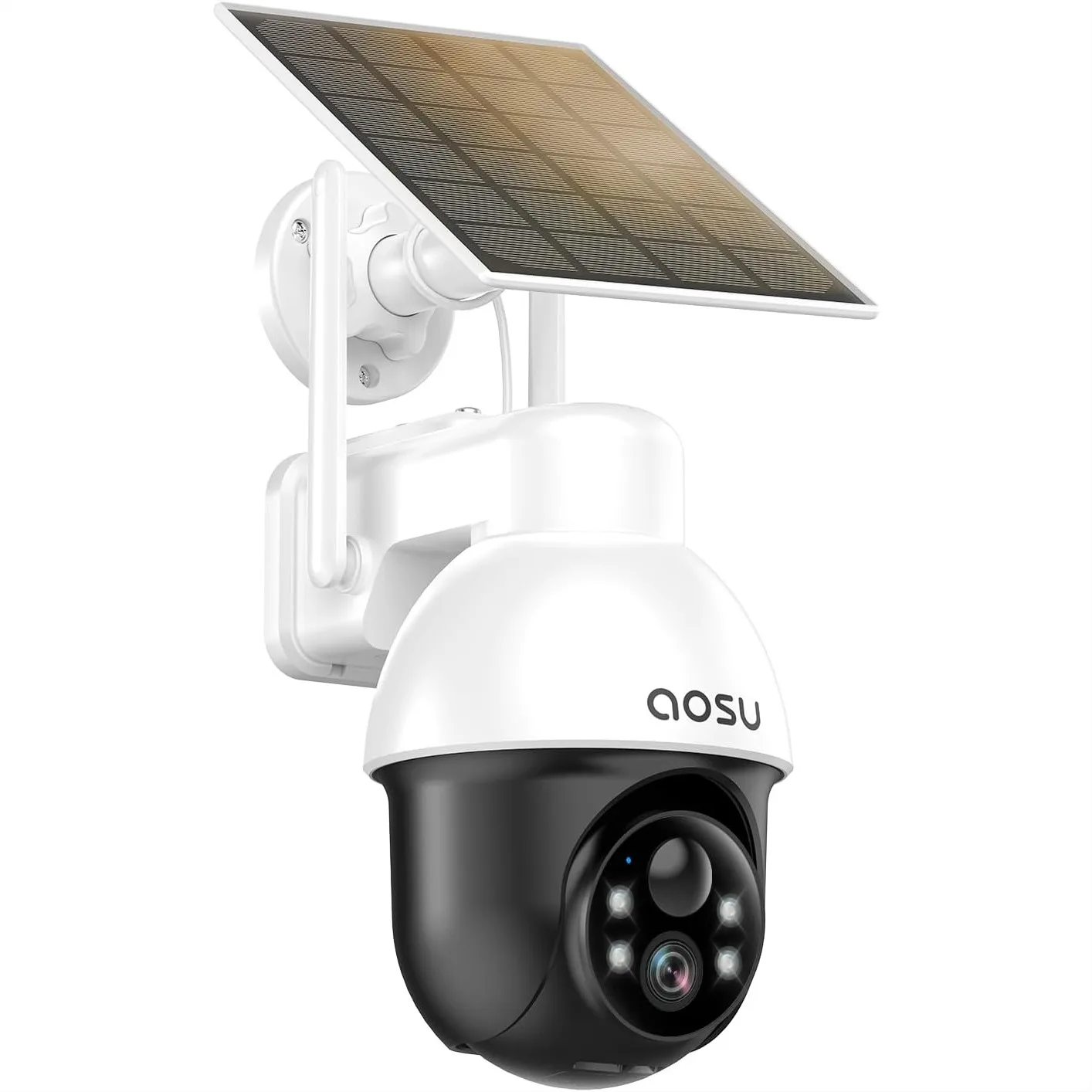 Configuración de cámara de seguridad solar para exteriores