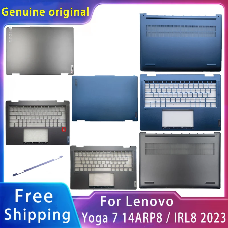 

New For Lenovo Yoga 7-14ARP8 / 14IRL8 2023; Replacem Laptop Accessories Lcd Back Cover/Palmrest/Bottom With LOGO