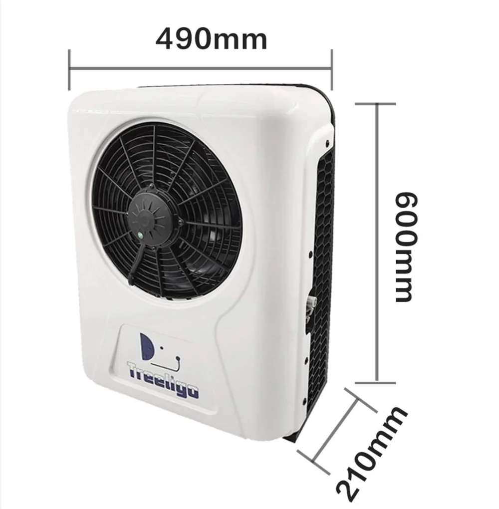 Aspligo 10500BTU Electric Car Air Conditioner 12V Split air conditioning A/C 24V For RV Motorhome Caravan Camper Van Truck