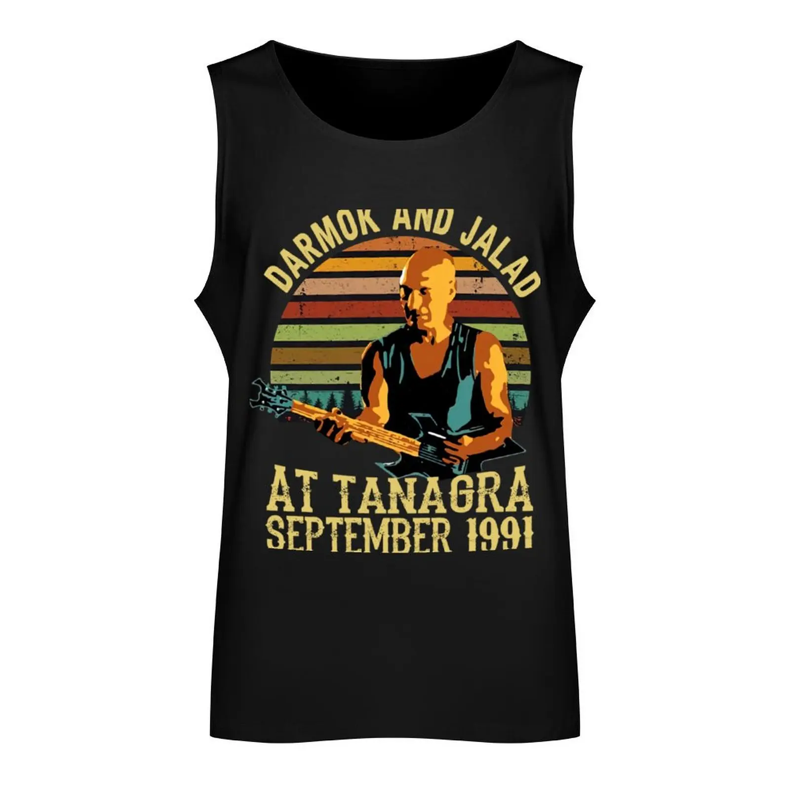 Darmok And Jalad At Tanagra September 1991 Vintage Retro Tank Top Sports shirt man Men's sleeveless t-shirt Men's t-shirt