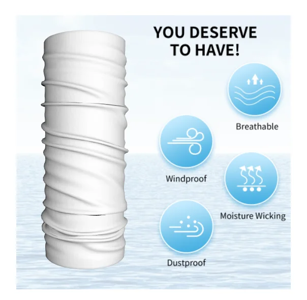 Bandana sin costuras para el cuello, polaina dibujada a mano, diadema de animales de tiburón, pañuelo de tubo deportivo para entrenamiento, Yoga, correr, senderismo, montar