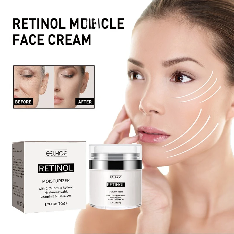 Retinol anti aging cream repair fine lines fade nasolabial folds lifting firming facial skin Moisturizing remover wrinkle cream