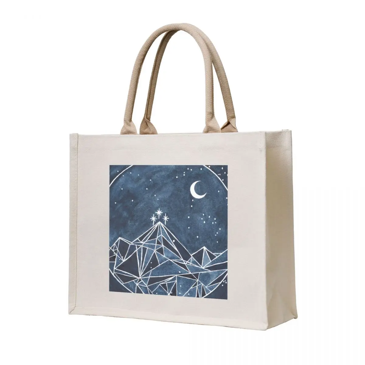 

night court moon and stars Tote Bag Reusable bags Women's shopping bag bag luxury women shopping