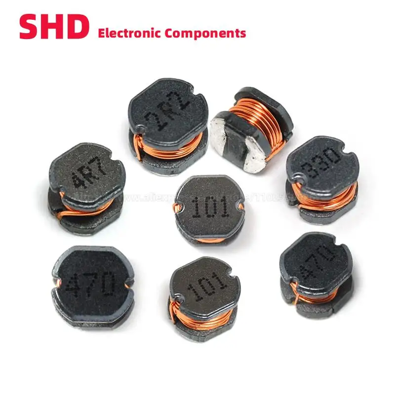 20PCS CD54 SMD Power Inductor 10 15 22 33 47 68 100 150 220 330 470UH Wire Wound Chip Power Inductance 1/2.2/3.3/4.7mH 4R7 101