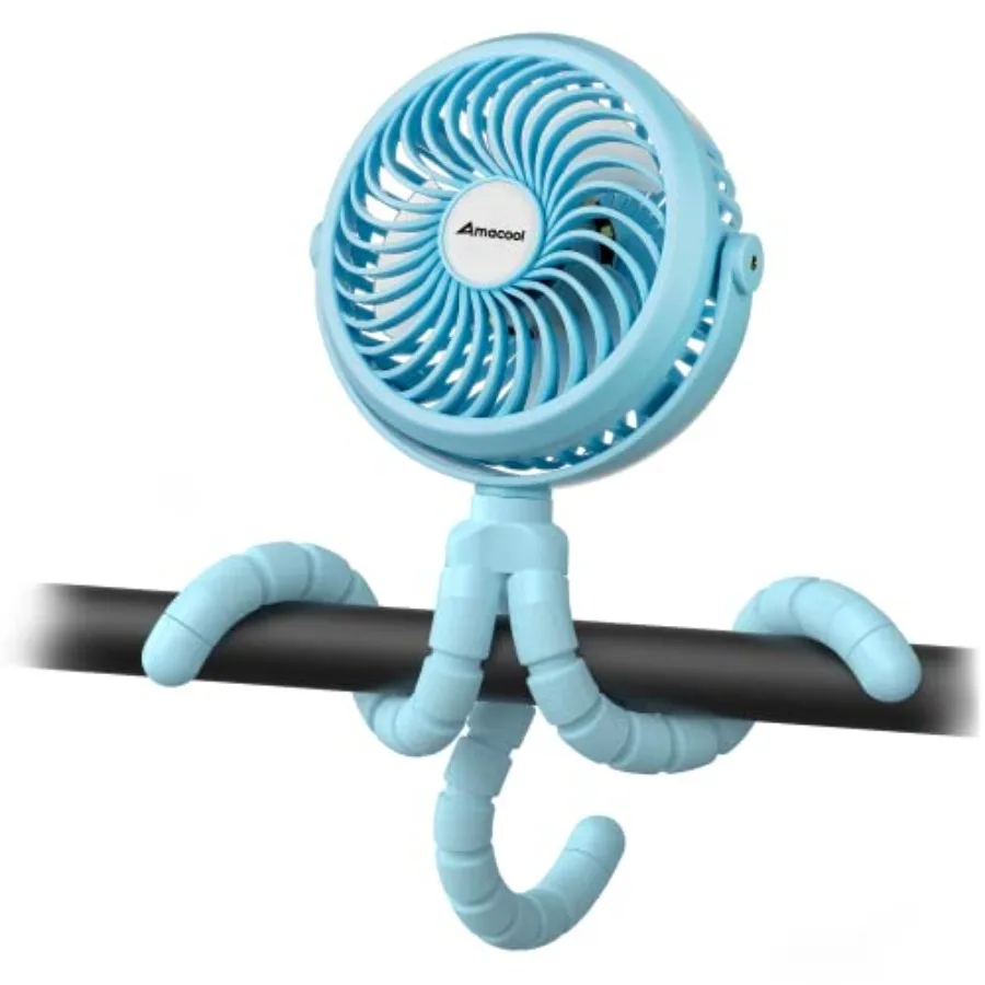 Battery Operated Stroller Fan, Baby Travel Essentials for Beach Disney, Newborn Boy and Girl Showers Gifts Registry Search, Fle